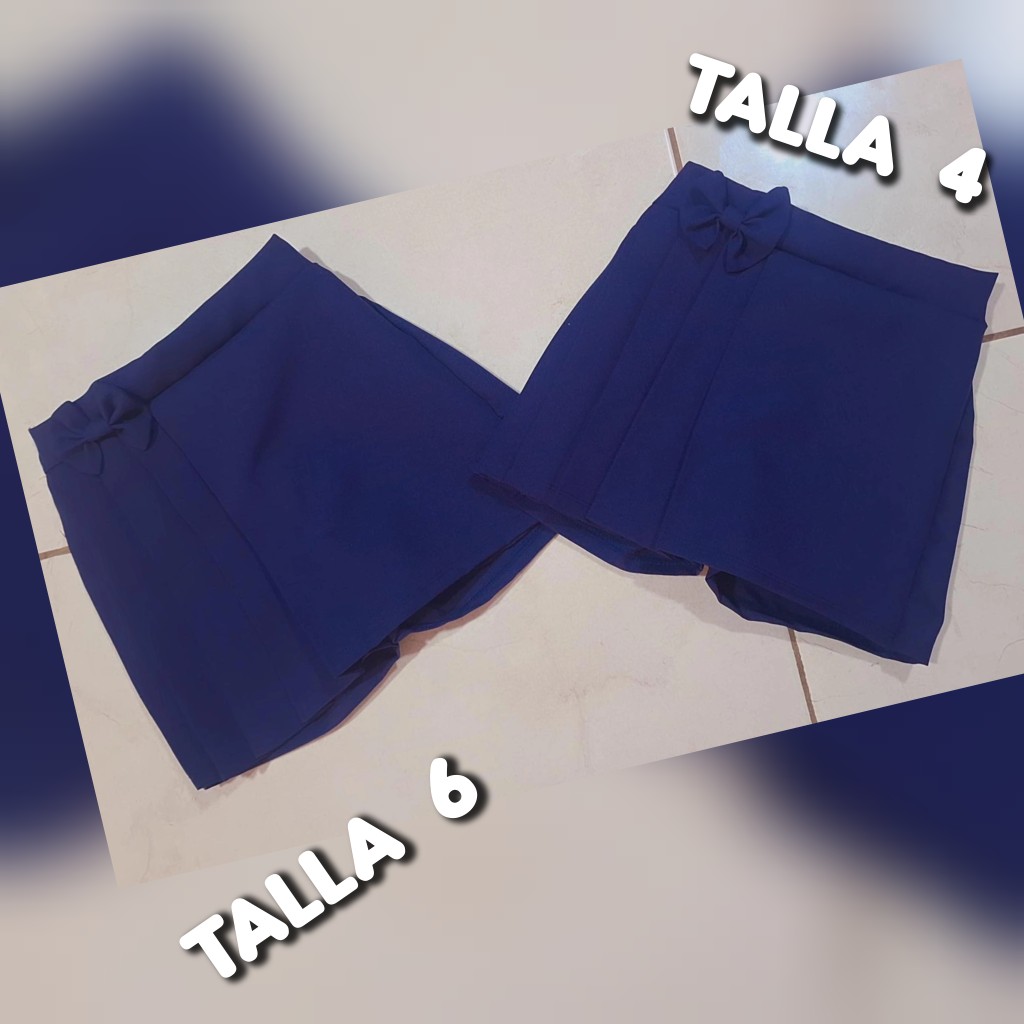 Short enaguas escolares