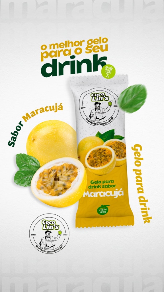 Gelo de maracujá