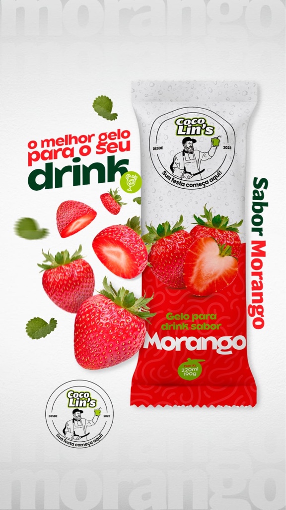 Gelo de morango