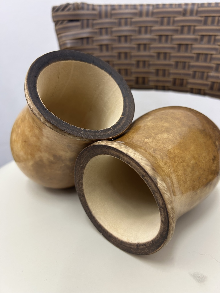Mate porongo curado lustrado