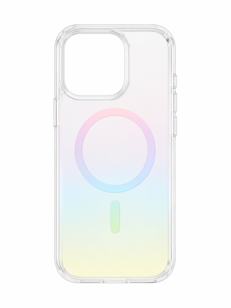Funda transparente MagSafe arcoíris ip 13 pro