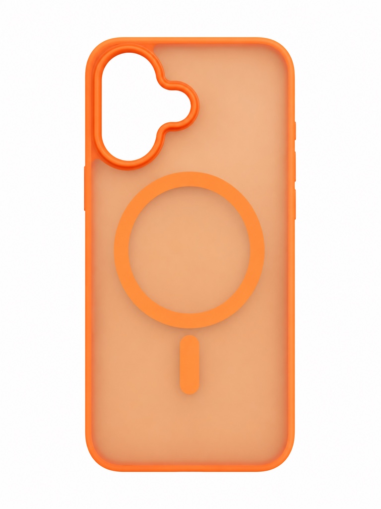 Funda magnética iPhone 17 naranja