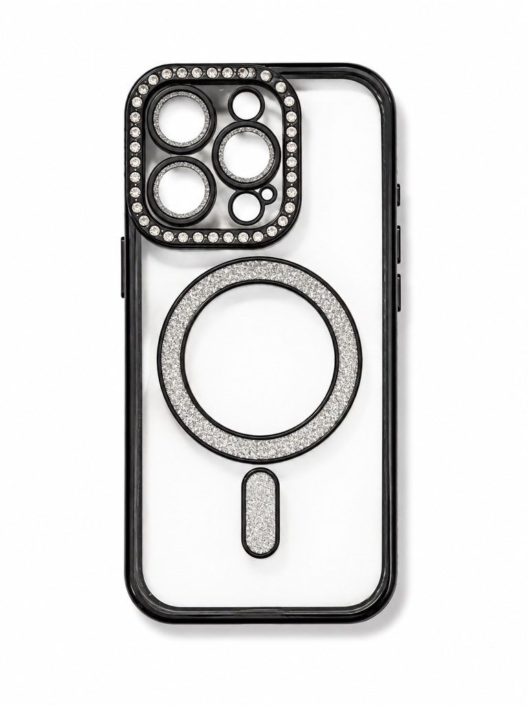 MagSafe glitter y strass 16 pro