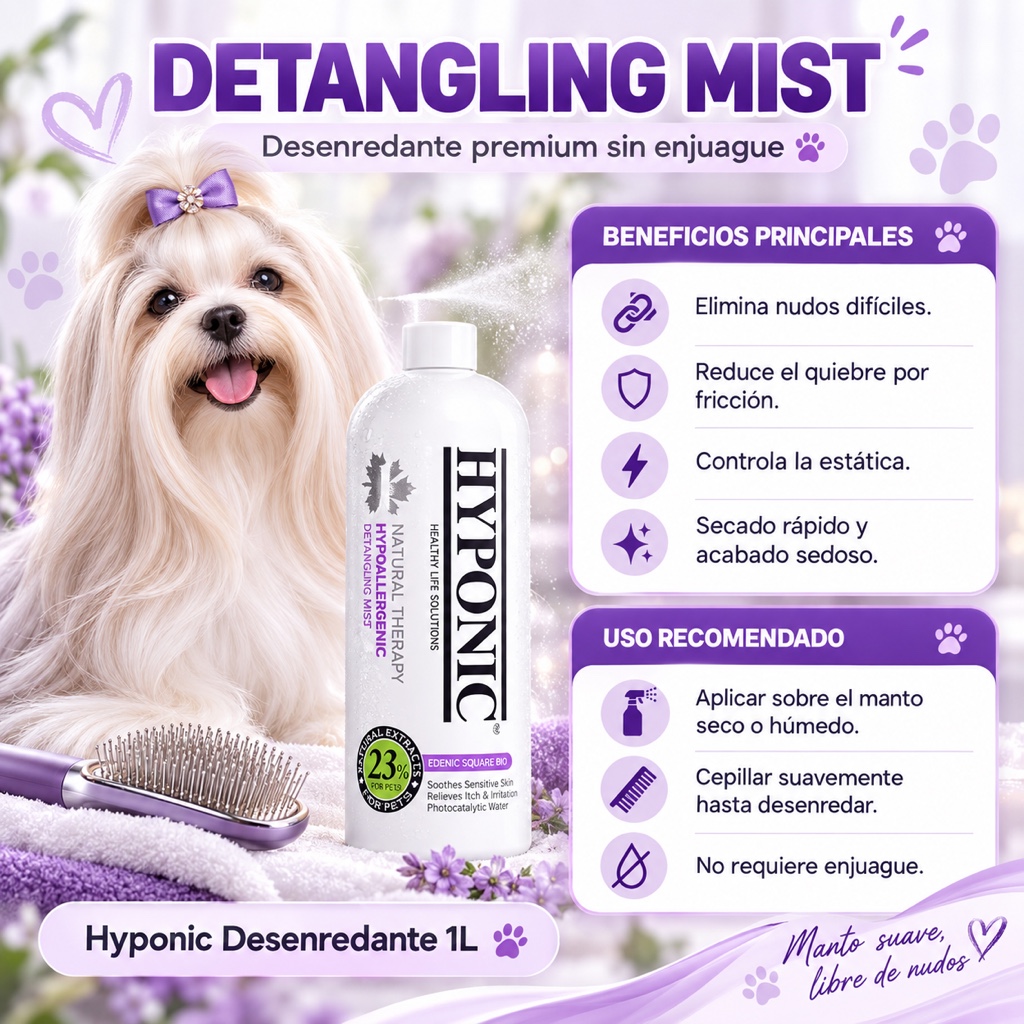 Desenredante HYPONIC 1 litro