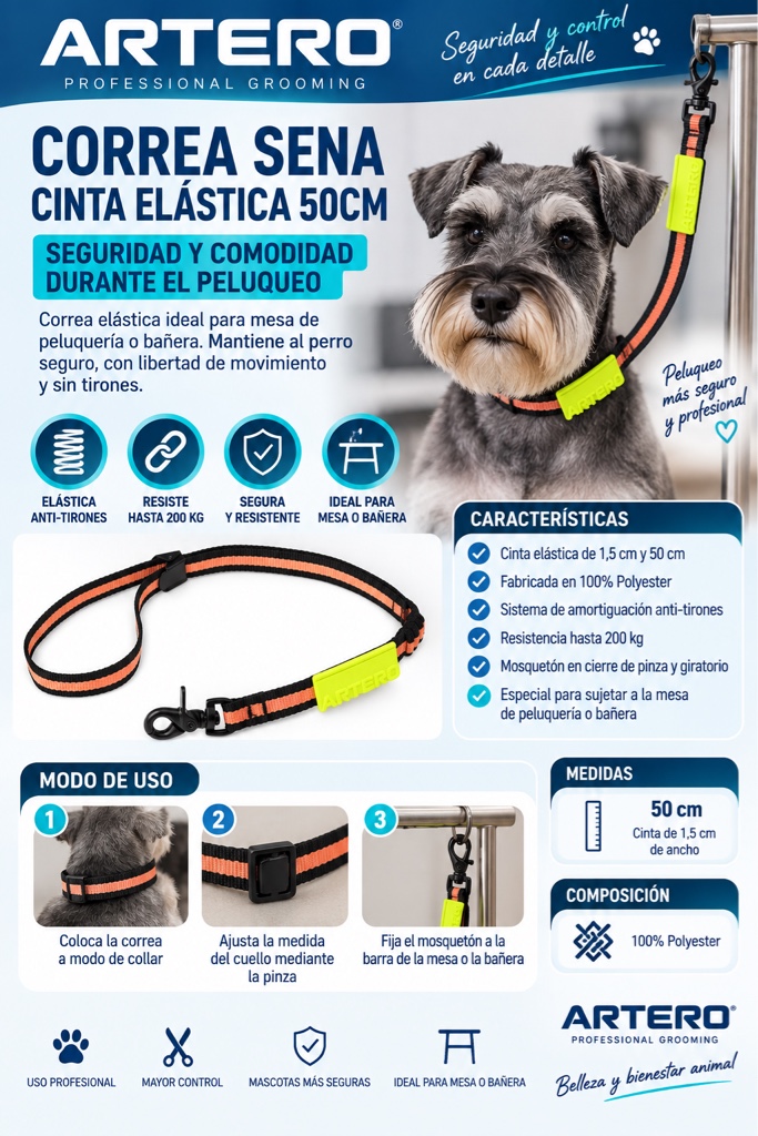 Cogotera nilon ARTERO 50 cm
