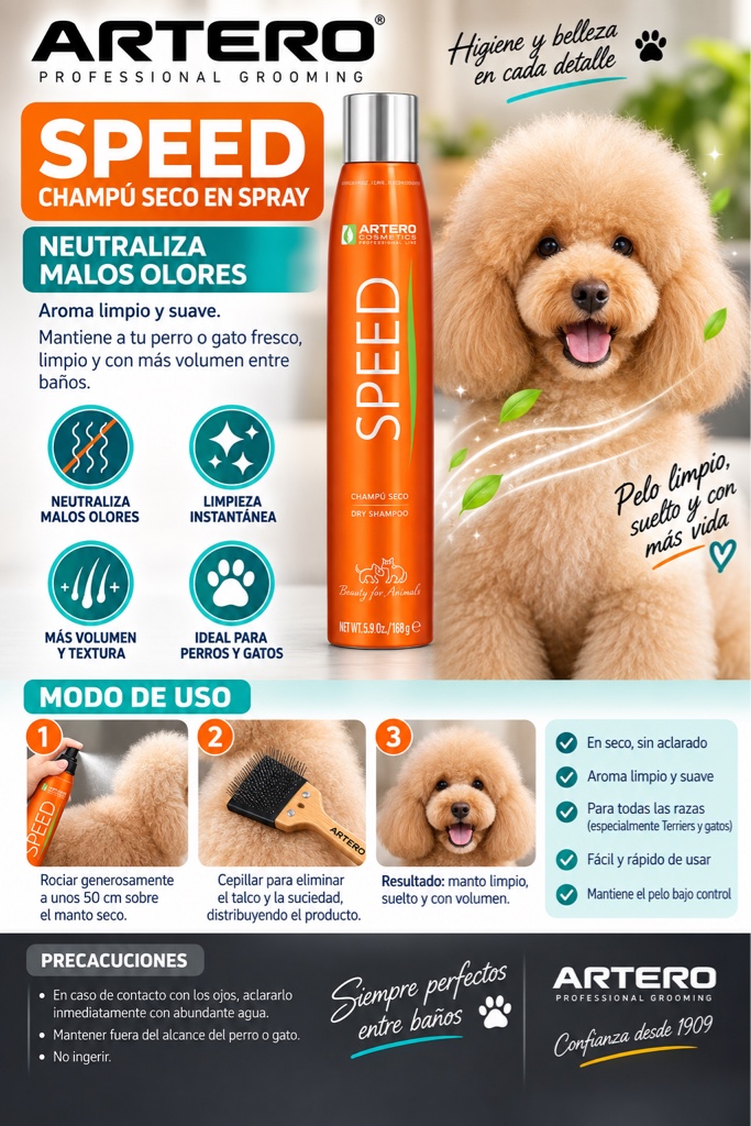 SPEED chanpu en seco en spray