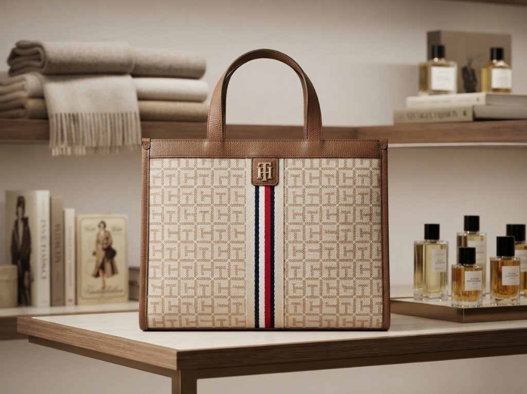 Tommy Hilfiger bolso tote beige