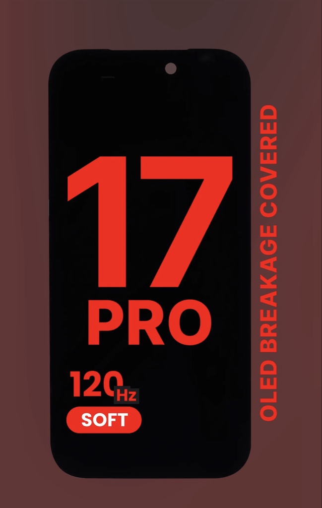 Pantalla IPhone 17 Pro Soft Oled  X07 120 Hz