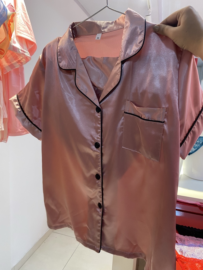 Pijama camisón satin  short