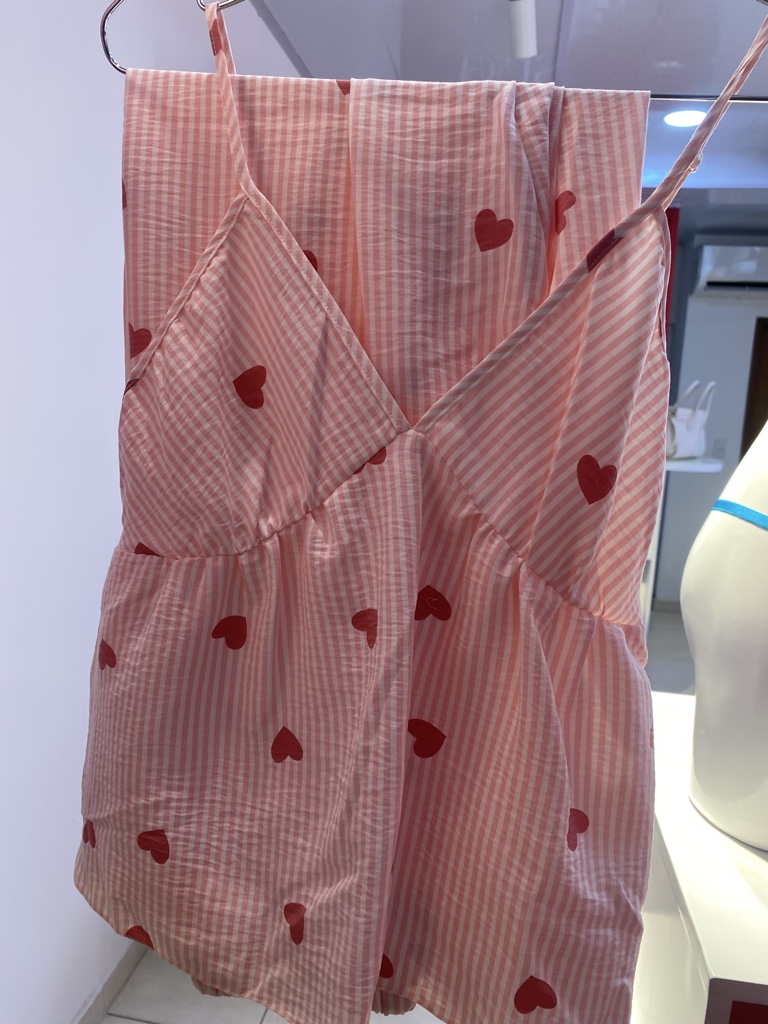 Pijama corazones rosa pantalón