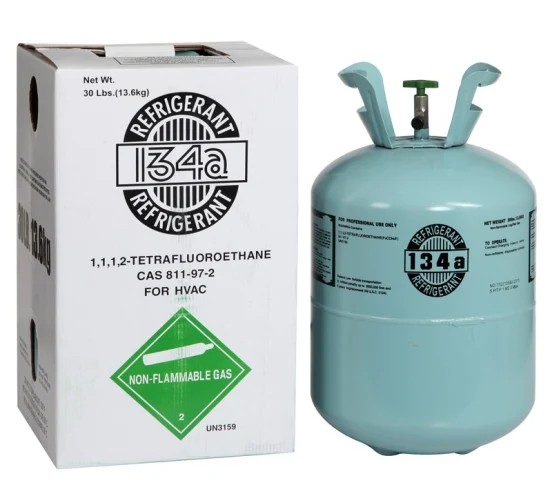 Recarga gas refrigerante r134a