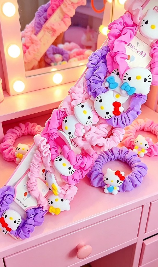Moñas de hello kitty