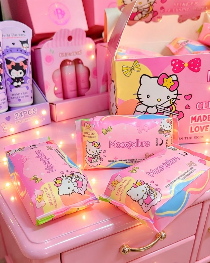 Pañitos Hello kitty viajero