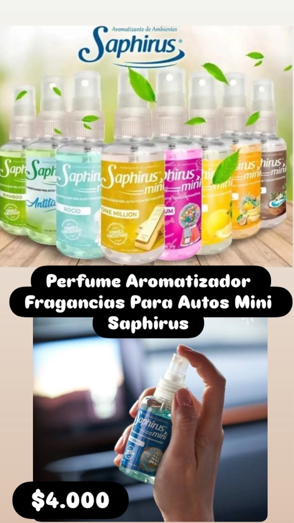 Saphirus Mini aromatizador auto