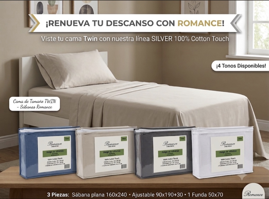 Romance sabanas Twin 1 1/2