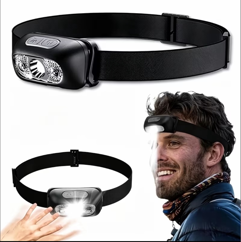 Linterna para cabeza con sensor