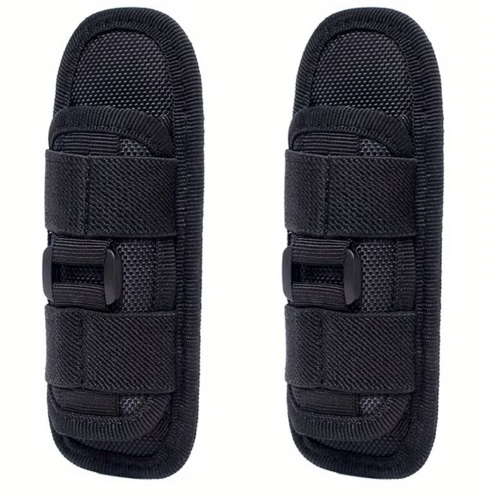 Funda tactica para linterna con clip giratorio