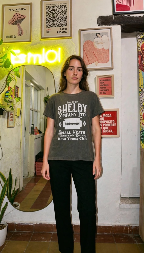 Shelby Company Ltd remera verde musgo talle M/L