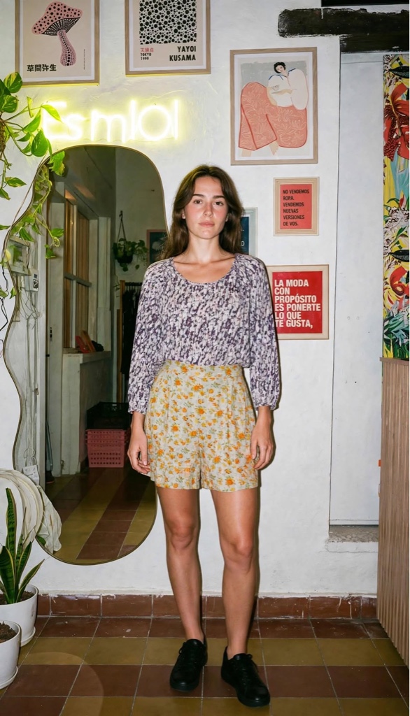 Short de floresTalle M/L