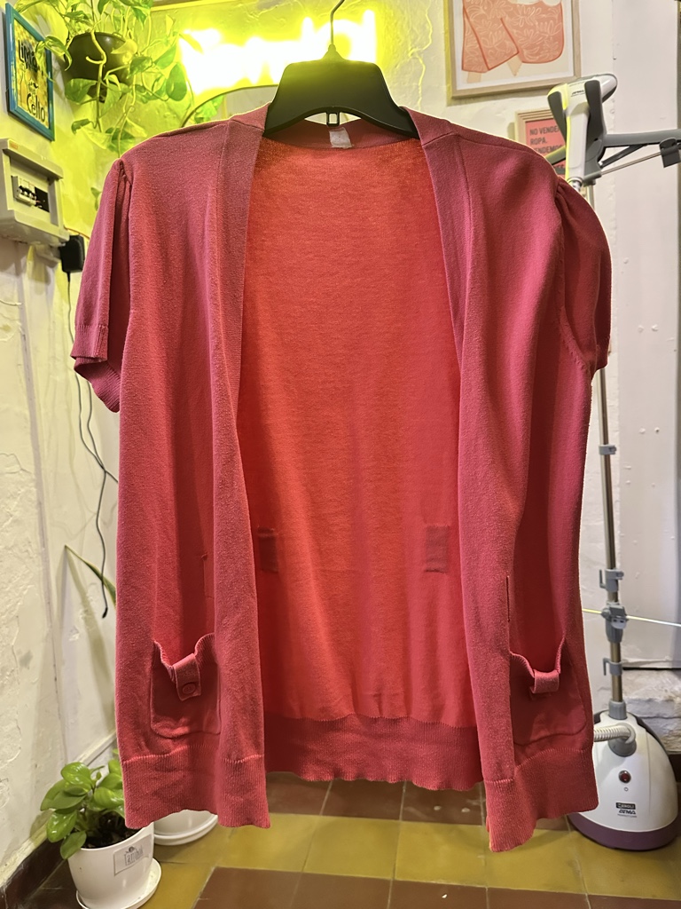 Cardigan rosa