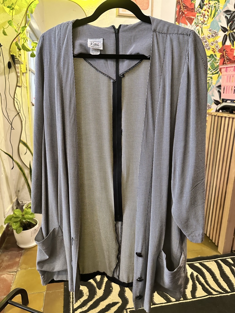 Kimai saco gris estampado