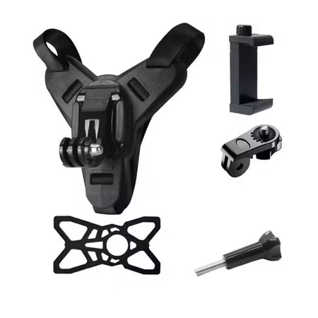 Suporte de Capacete para Câmera de Ação e Celular Queixo