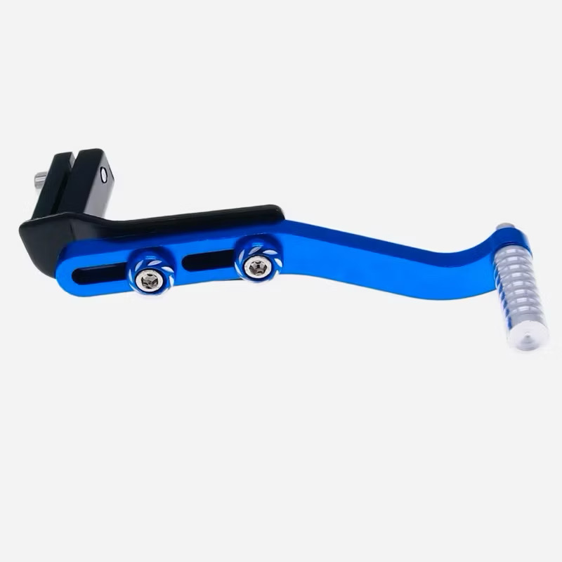Pedal Passador Marcha Cambio Moto Esportivo  azul