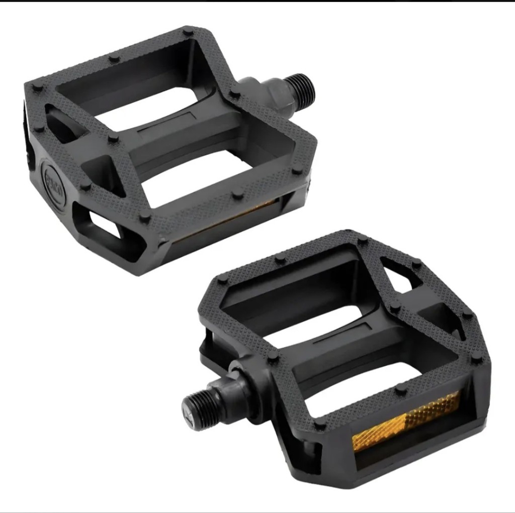[9184JU] Pedal 9/16 rosca grossa plataforma nylon paco