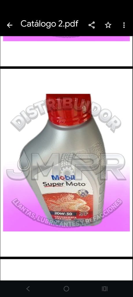 MOTOS MOBIL SUPER  20W-50