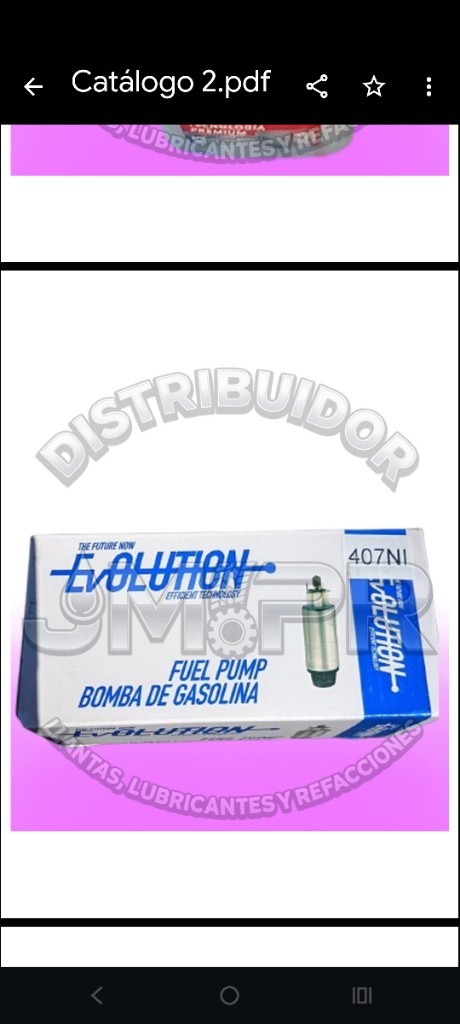 BOMBA Evolution bomba de gasolina 407NI