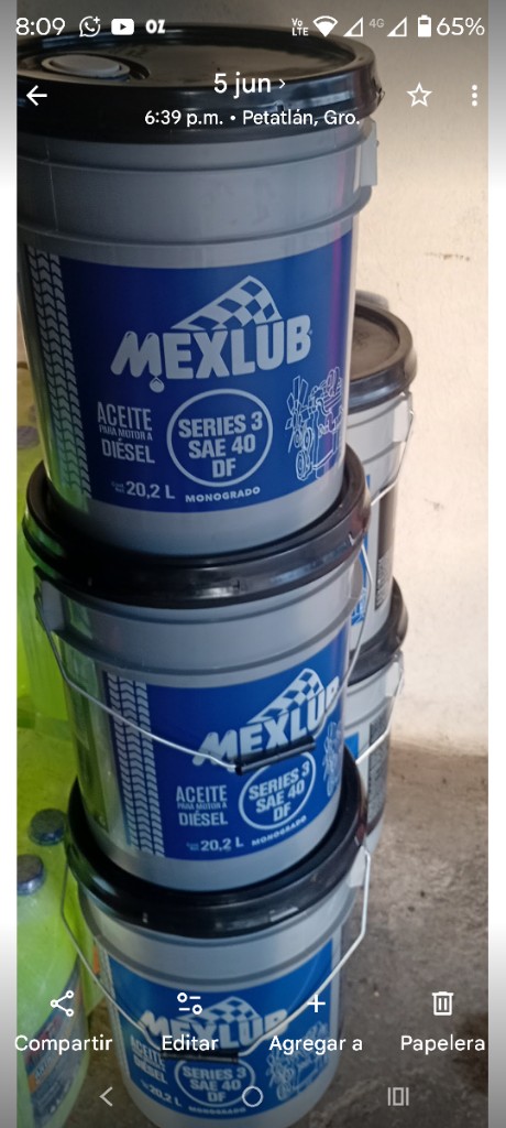 BARDHALMexlub Aceite Diesel SAE 40