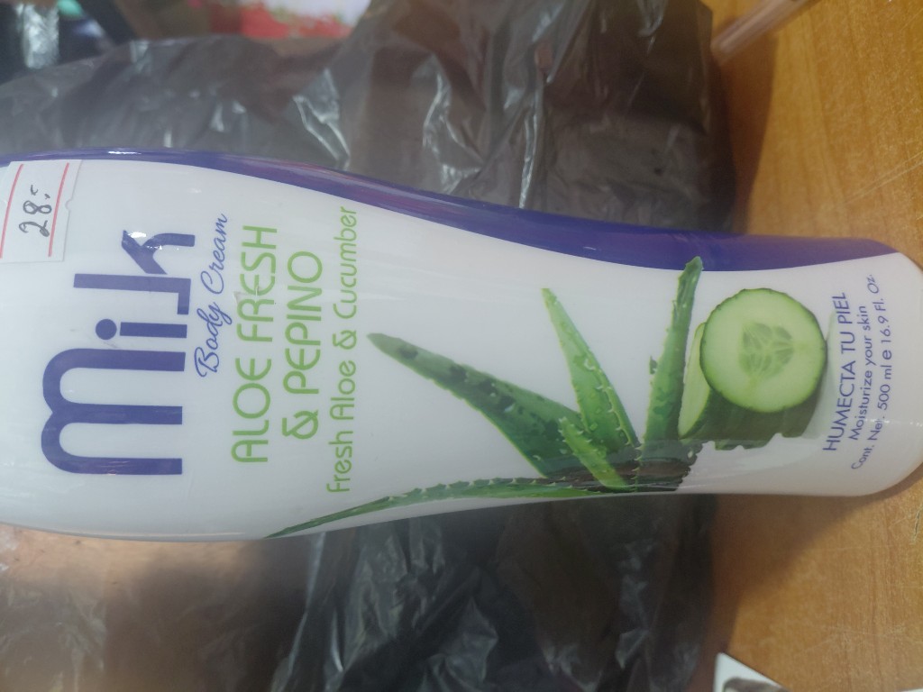 Crema Corporal Milk Aloe&Pepino