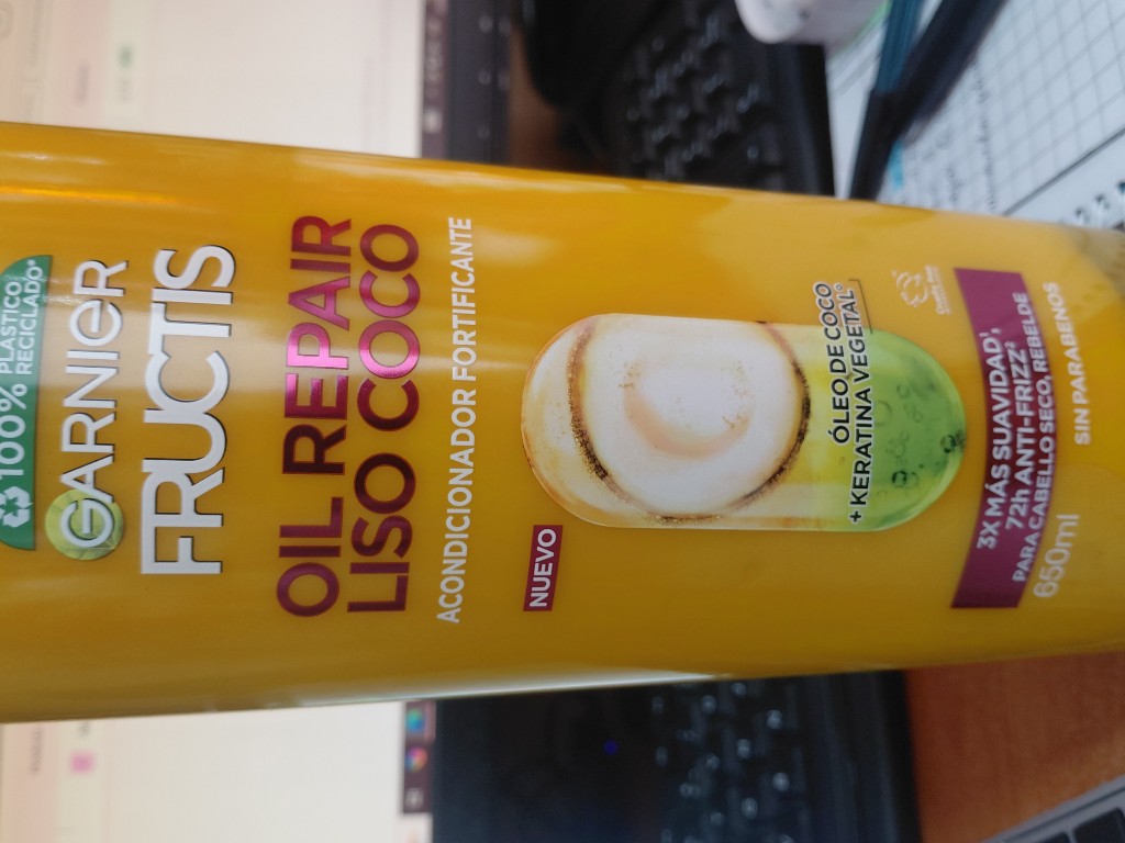 Acondicionador Garnier Fructis Oil Repair Liso Coco