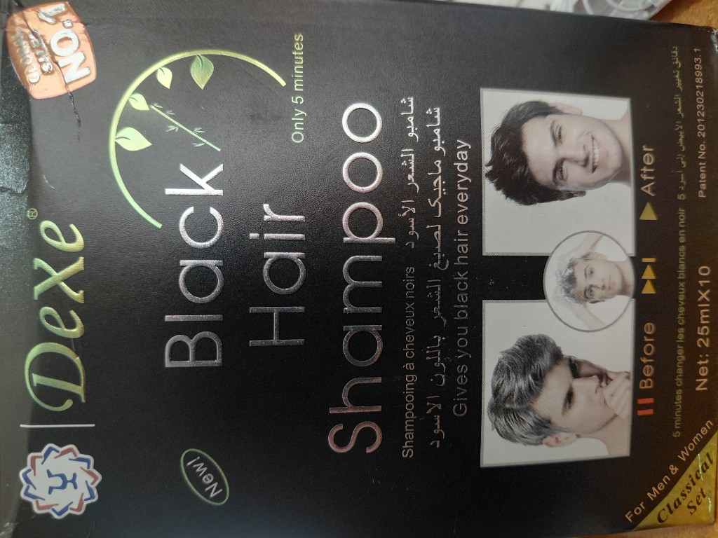 Shampoo Sobre Negro