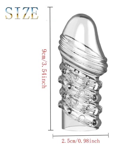Funda para prepucio  9 cm de largo para cabeza de pene DK5