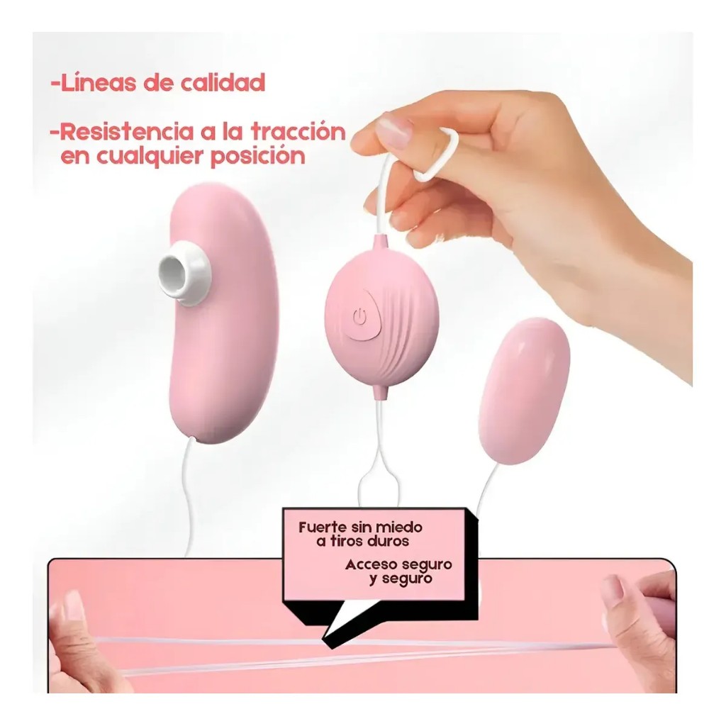 Lilo Succionador Clítoris Huevo Estimulador Vibrador Mujer