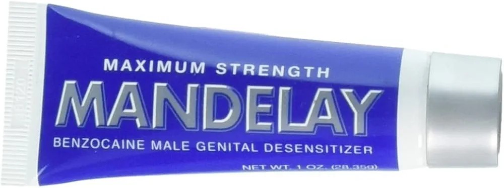 Mandelay Desensibilizador genital masculino 1 oz
 Retardante masculino de 1 onza  en crema