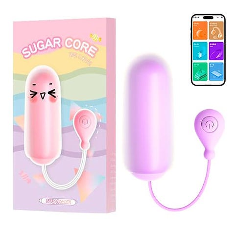 Huevo Vibrador Sugar Core Estimulador Con Velocidades conexion por app control inalámbrico Bluetooth
