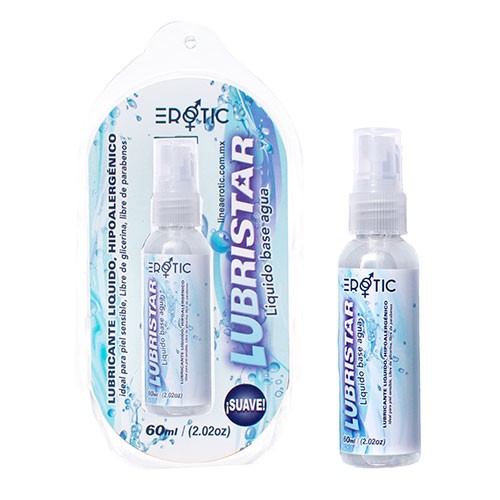 Erotic Lubristar Líquido 60 ml hipoalergénico spray