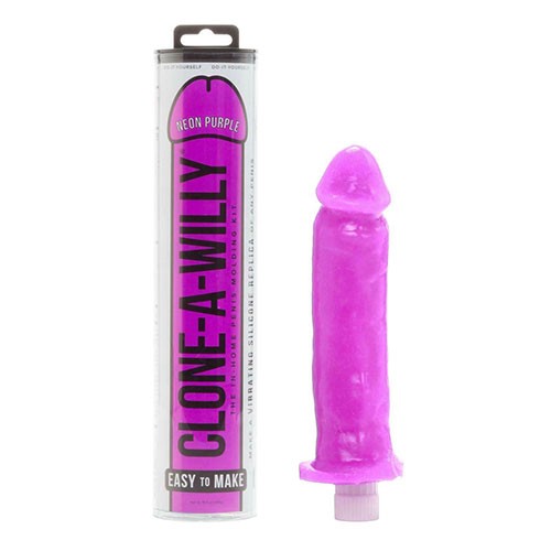 Clone-A-Willy Vibe Kit Neon Purple CREA TU PROPIO PENE