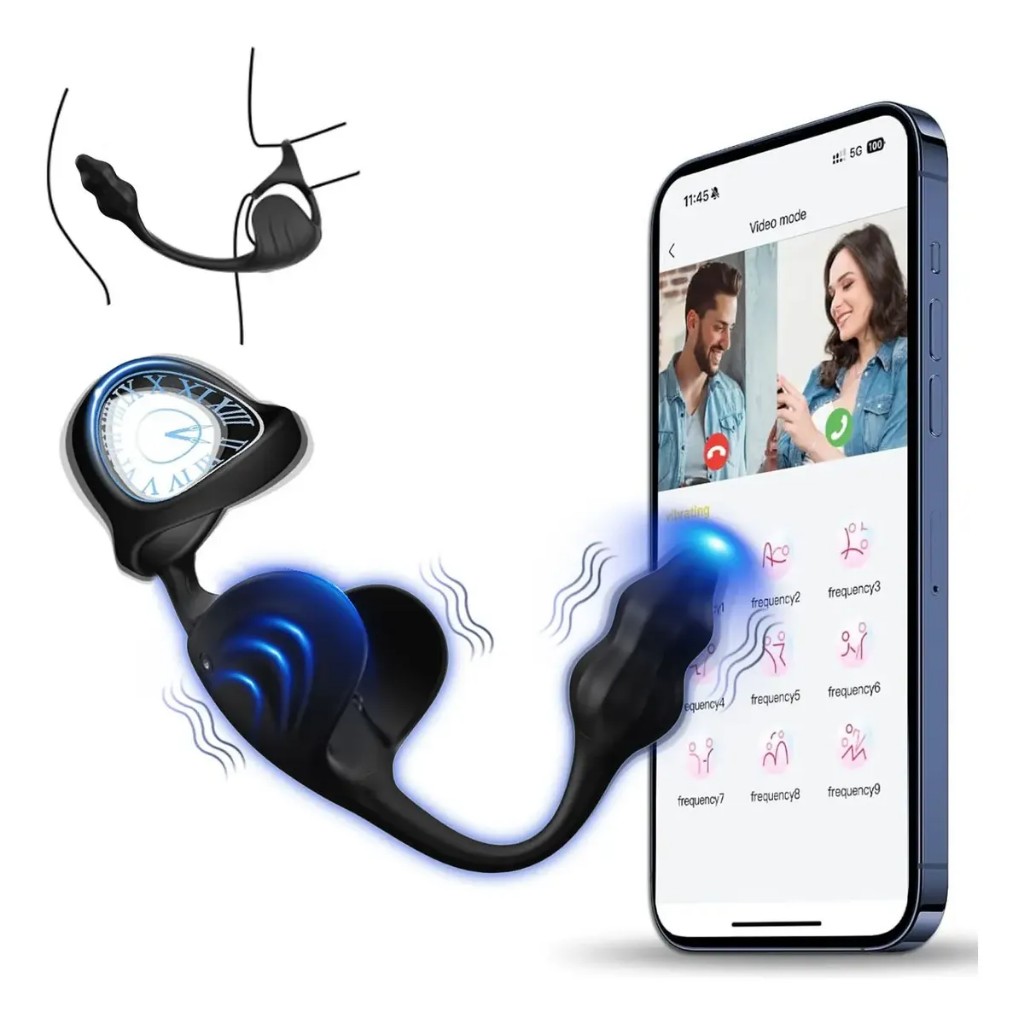 Anillo De Pene Masaje Prostático Con App Control Remoto