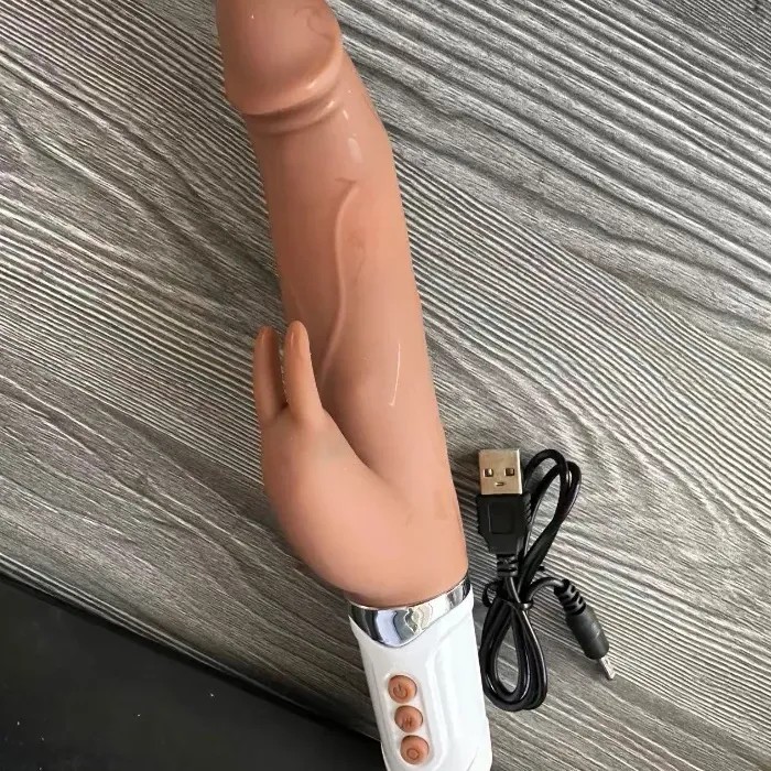 Dildo Con Doble Vibración G Y Estimulación Del Clítoris