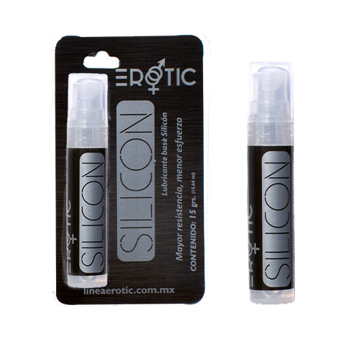 Erotic lubricante silicón, mayor resistencia, menor esfuerzo, con atomizador

Bote con 15 grs
