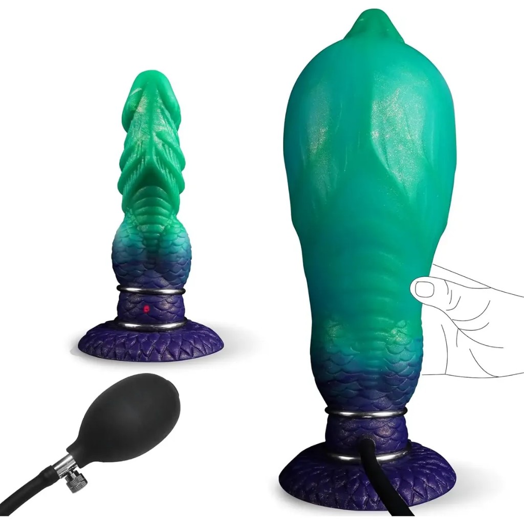 Dildo Inflable Fantasy De Monster Dildo, Grosor Ajustable