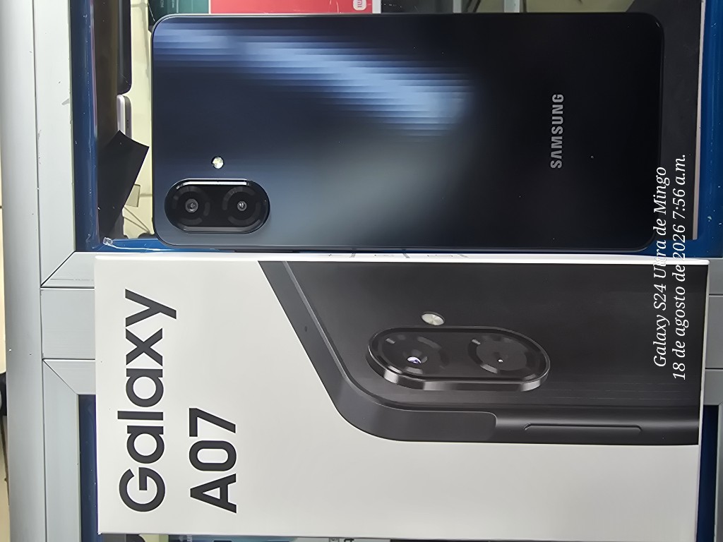 ⚫️TELEFONO SMARTPHONE SAMSUNG GALAXY A07 CLARO NEGRO 128×4