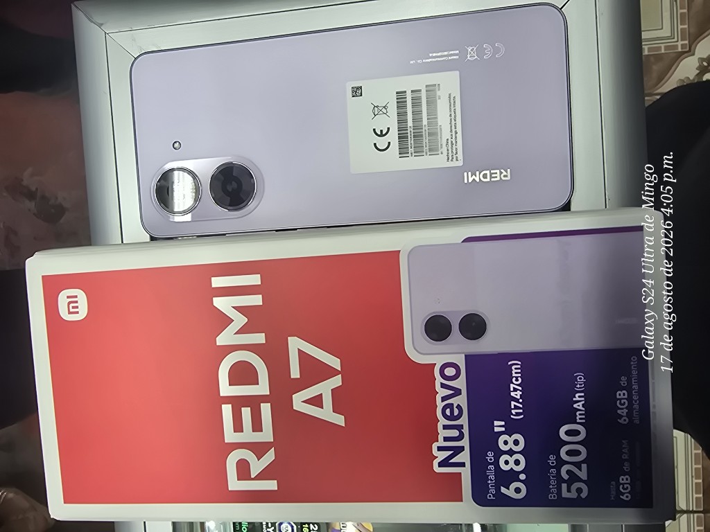 TELEFONO SMARTPHONE XIAOMI REDMI A7 TIGO LILA 64×3+3(6)