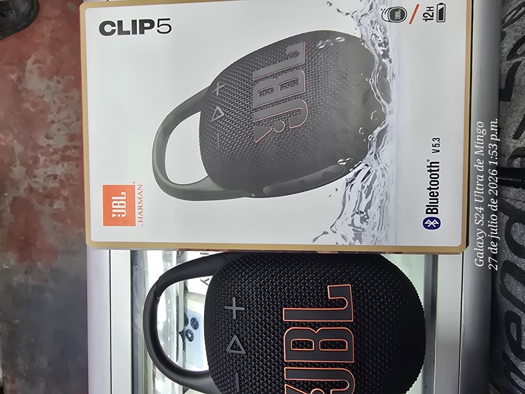 BOCINA JBL ClLIP 5 NEGRO