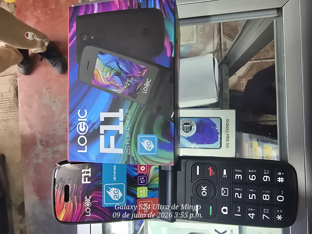 ⚫️TELEFONO TAPA LOGIC F11 CLARO NEGRO
