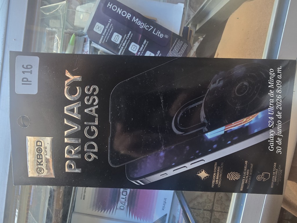 VIDRIO TELEFONO PRIVADO IPHONE 16/16 PRO