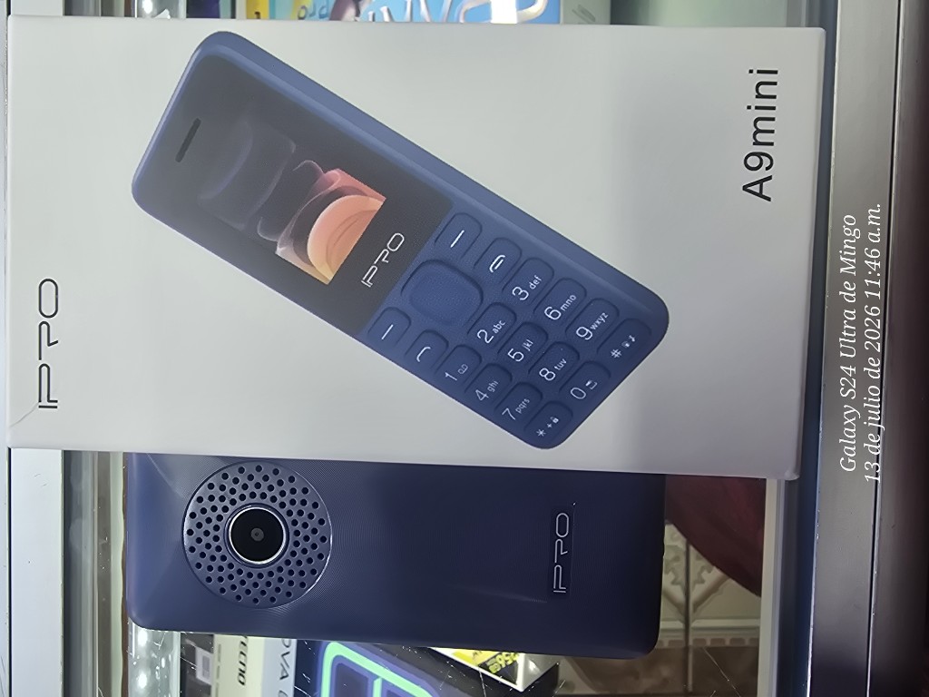 🔵TELEFONO FRIJOLITO IPRO A9 MINI LIB DUAL AZUL
